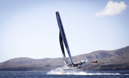 prima regata in oceano per maserati multi70