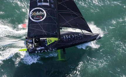 vendee globe hugo boss fa il record nelle 24 ore