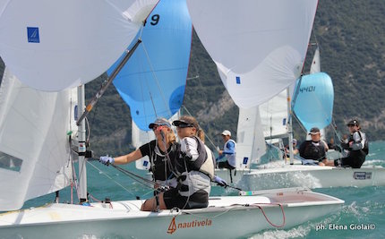 oltre 150 equipaggi alla regata nazionale 420 riva del garda