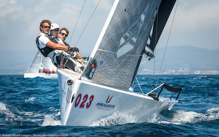 mascalzone latino jr sfiora la perfezione nella 2a giornata della melges world league