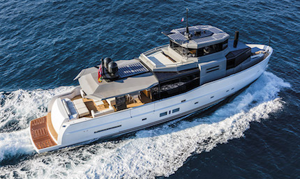 arcadia a85s soluzioni innovative al cannes yachting festival 2017