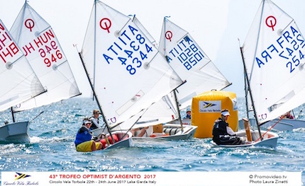 mose bellomi mate jeney vincitori del trofeo optimist argento del trofeo domenico turazza