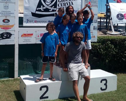 circolo nautico cervia grandi numeri al meeting giovanile optimist