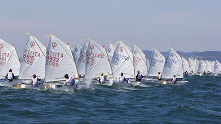 barcolana young moth sup iniziata la grande la festa in mare