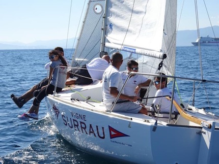 le flotte j24 della sardegna di genova portofino protagoniste in regata