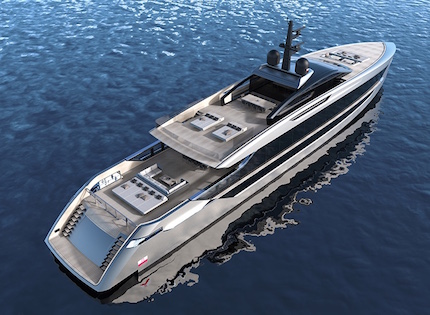 tankoa presenta il nuovo superyacht planante 53m s533 saetta