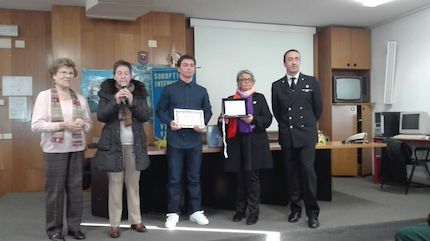 gaetano incorvaia vince la borsa di studio del soroptimist club viareggio versilia