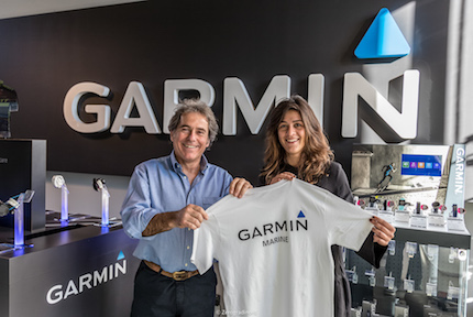 claudia rossi scelta come ambassador garmin marine