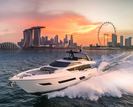 ferretti group star del singapore yacht show