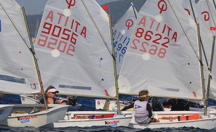 formia la seconda tappa del trofeo optimist italia kinder sport