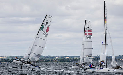 mondiali aarhus italia in testa nei nacra 17 nelle tavole