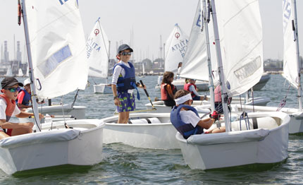 optimist trofeo panzavolta oltre cinquanta piccoli velisti in festa ravenna