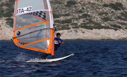 europeo techno 293 alessandro melis in testa alla classifica degli junior maschili