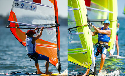 world cup series tartaglini camboni in medal race