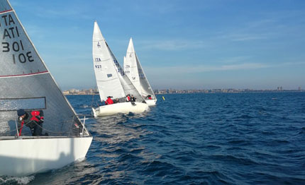 campionato invernale tarantino della flotta j24 pugliese domina pulsarino