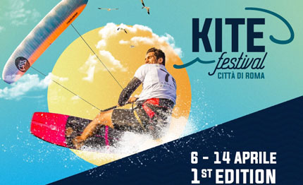 parte il kite festival citta di roma