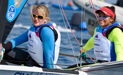 cielo grigio poco vento genova per le world cup series