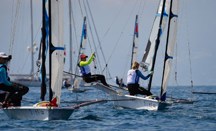 genova world cup series tre equipaggi italiani in medal race