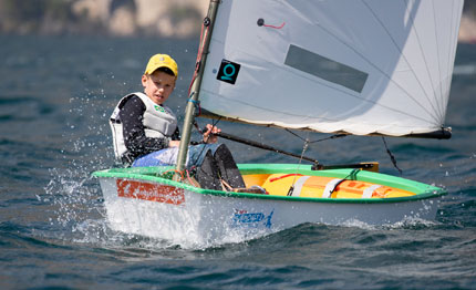 optimist sul garda erik scheidt macina vittorie