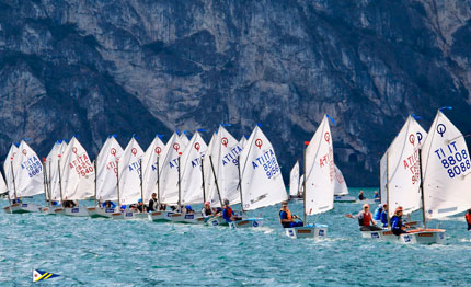 festa torbole per il 45 trofeo optimist argento