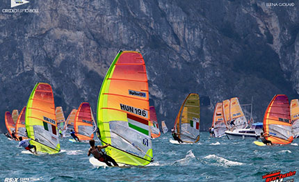 verso il gran finale la torbole techno 293 rs week