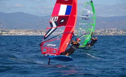 campionato italiano windfoil bruno martini sempre leader ed andrea ferin insegue