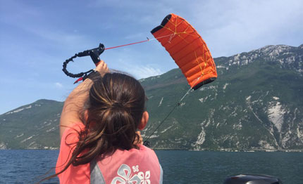 al circolo surf torbole il pensiero gia alla nuova tavola olimpica ifoil