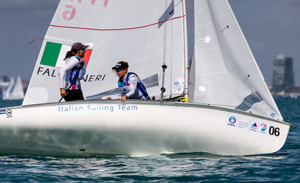 470f due equipaggi in medal race miami