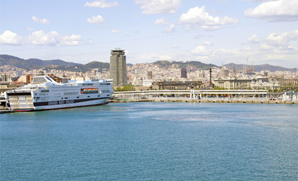 solo merci tra barcellona civitavecchia