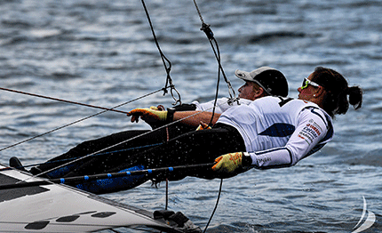 ad attersee in austria parte europeo 49er nacra