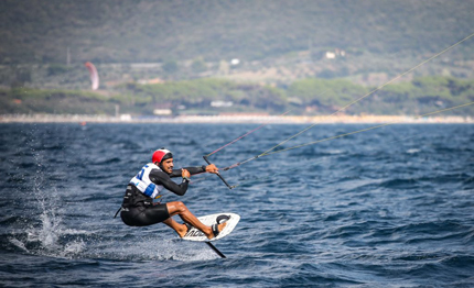 kite mario corbucci conquista argento all engie kite tour