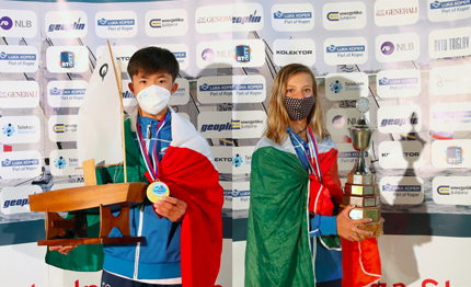 vela giovanile doppietta azzurra all europeo optimist in slovenia