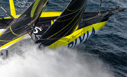 vendee globe apivia in testa cap leeuwin