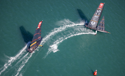 america cup brilla la classe di sir ben ainslie