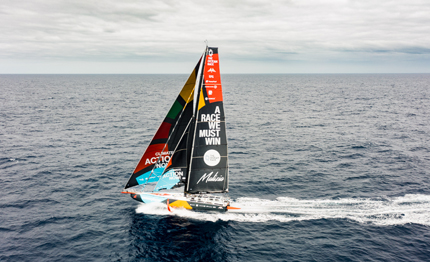 the ocean race un lungo lasco verso est direzione tasmania