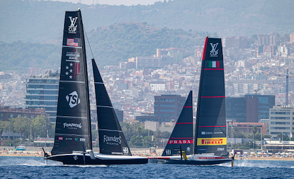 america cup sfide incrociate tra luna rossa alinghi american magic