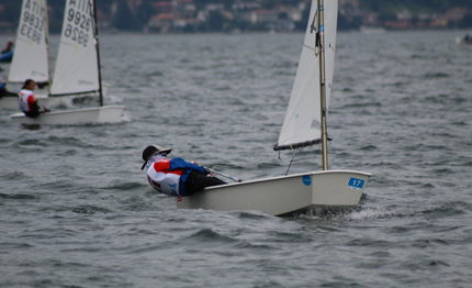 optimist partita la tappa di dongo