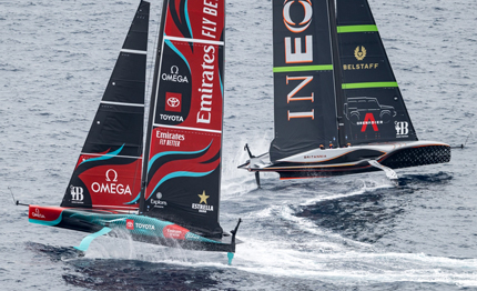 america cup oggi new zealand ha sussurrato al vento